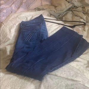 Size 28 flare 7 for all mankind jeans